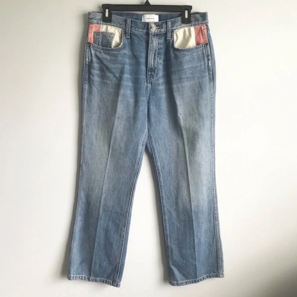 NWT Current Elliott Vanessa Crop Straight Jeans